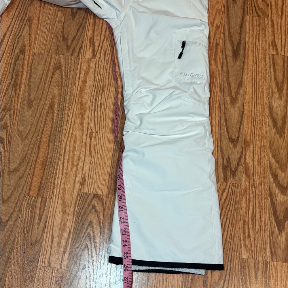 Boulder Gear White Snow Pants, ski, youth, Medium - Picture 10 of 12